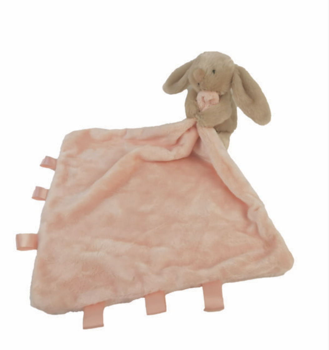Ziggle Beige Bunny Pink Comforter
