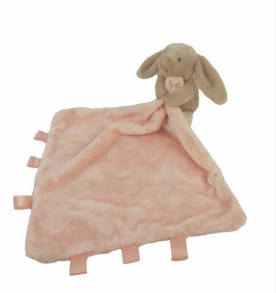 Ziggle Beige Bunny Pink Soother Comforter