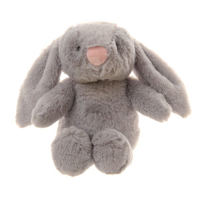 Ziggle Small Grey Bunny Plush Soft Toy