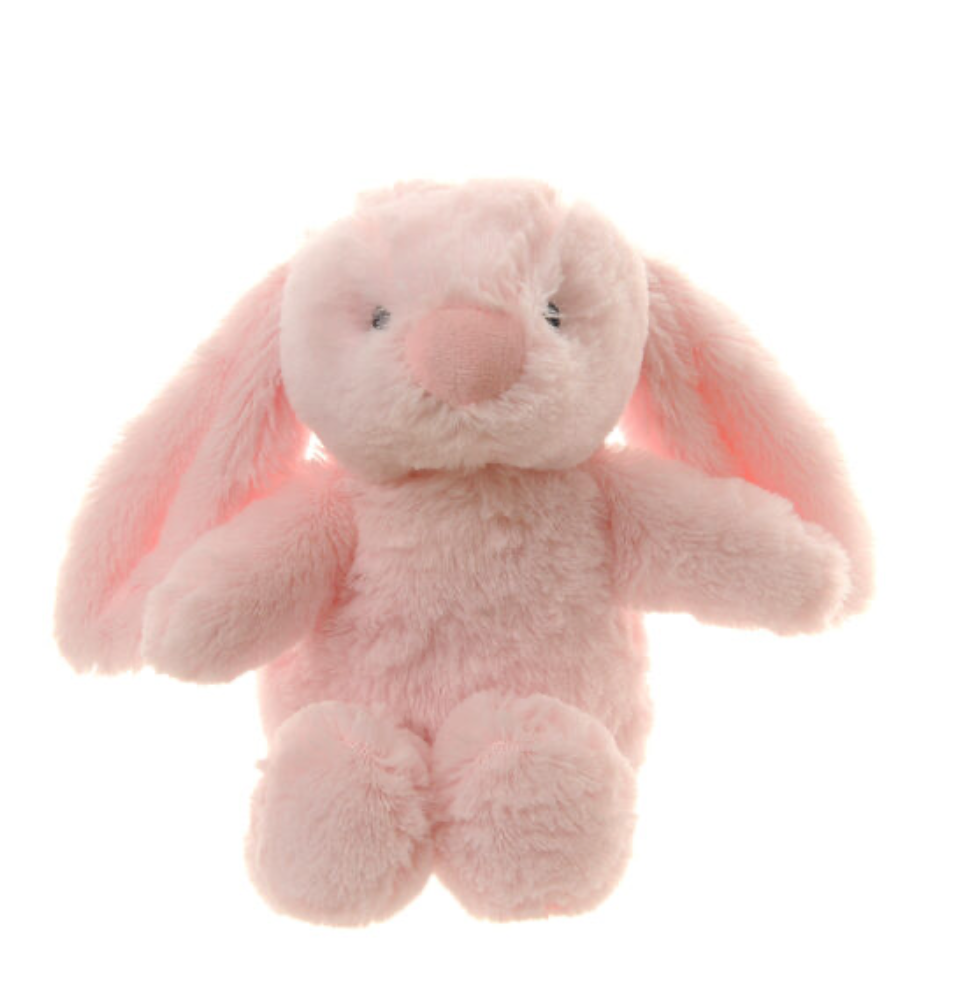 Ziggle Small Pink Bunny Plush Soft Toy