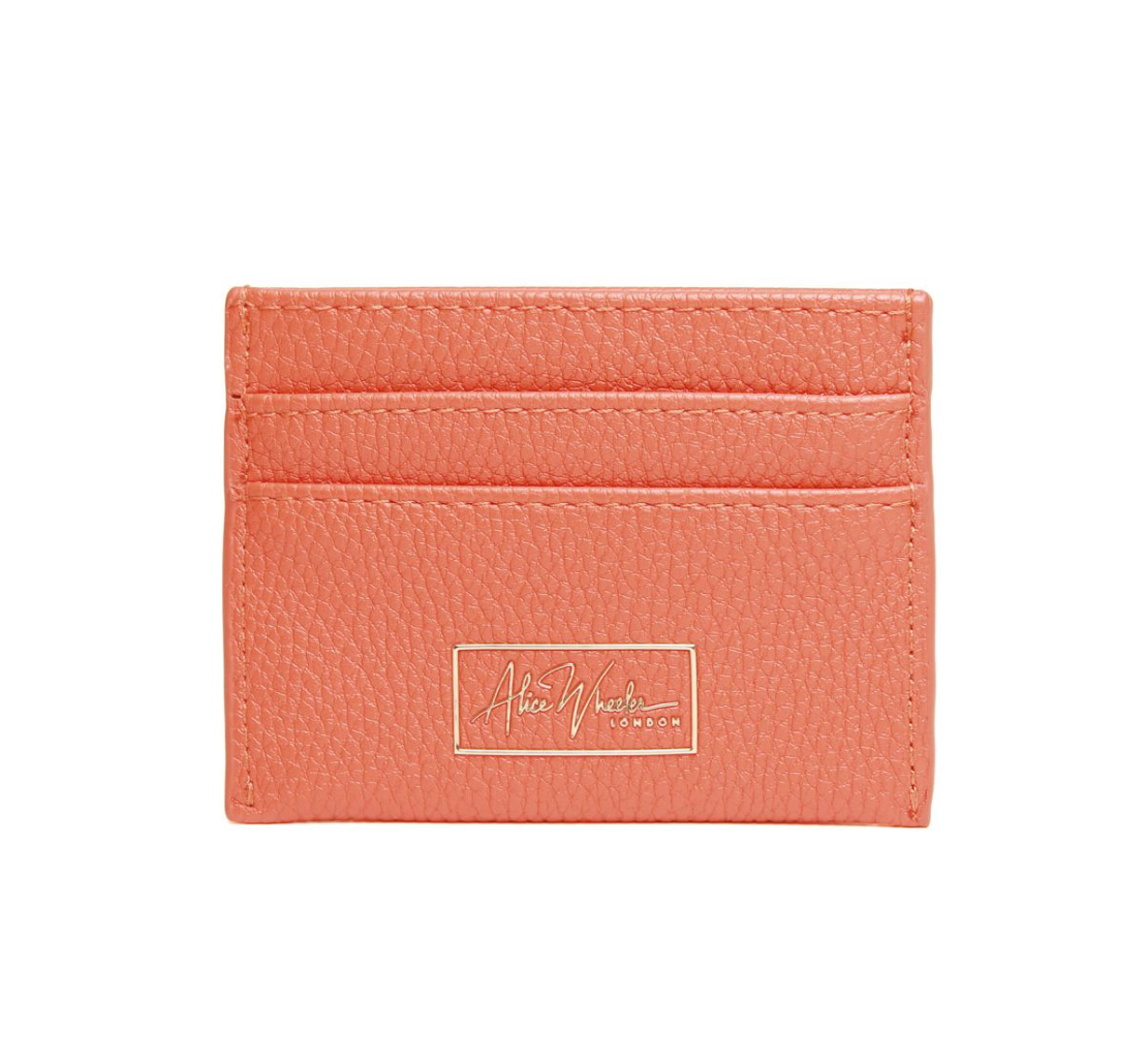 Alice Wheeler Bee Bow Card Holder - Orange