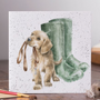 'Hopeful' Labrador Dog Blank Card - Wrendale Designs