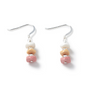 Carrie Elspeth Summer Agate Waves Beaded Drop Earrings - Warm