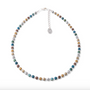 Carrie Elspeth Constellation Beaded Full Necklace - Green/Blue/Multi
