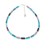 Carrie Elspeth Winter Elements Beaded Full Necklace - Blue/Grey Multi
