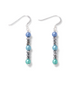 Carrie Elspeth Pearl Rainbow Crystal Beaded Drop Earrings - Blue Mix