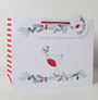 Belly Button 'Merry Christmas' Robin Large Tote Gift Bag