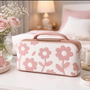 Alice Wheeler - Pink Floral - Beauty Train Case - Mini
