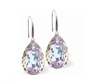 Byzantium Austrian Crystal Drop Earrings - Peardrop - Vitrail Light
