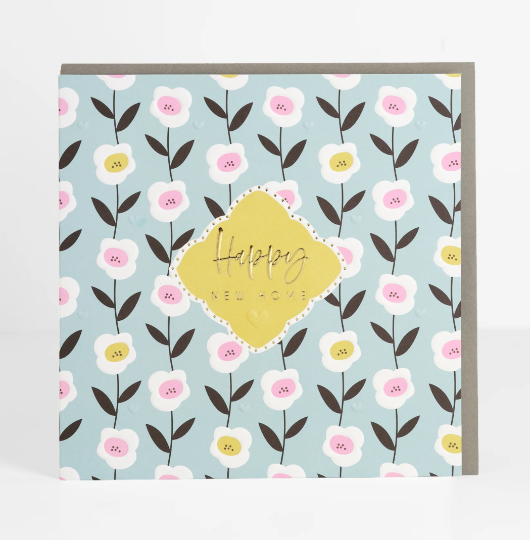 Happy New Home Floral Card - Belly Button