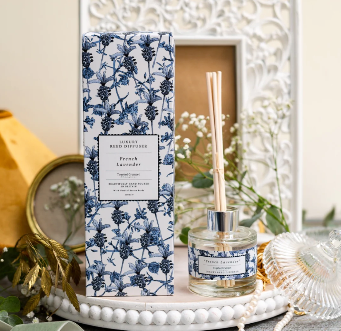Toasted Crumpet - French Lavender - Luxury Reed Diffuser