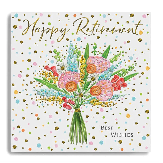 Janie Wilson - Happy Retirement Bouquet Card