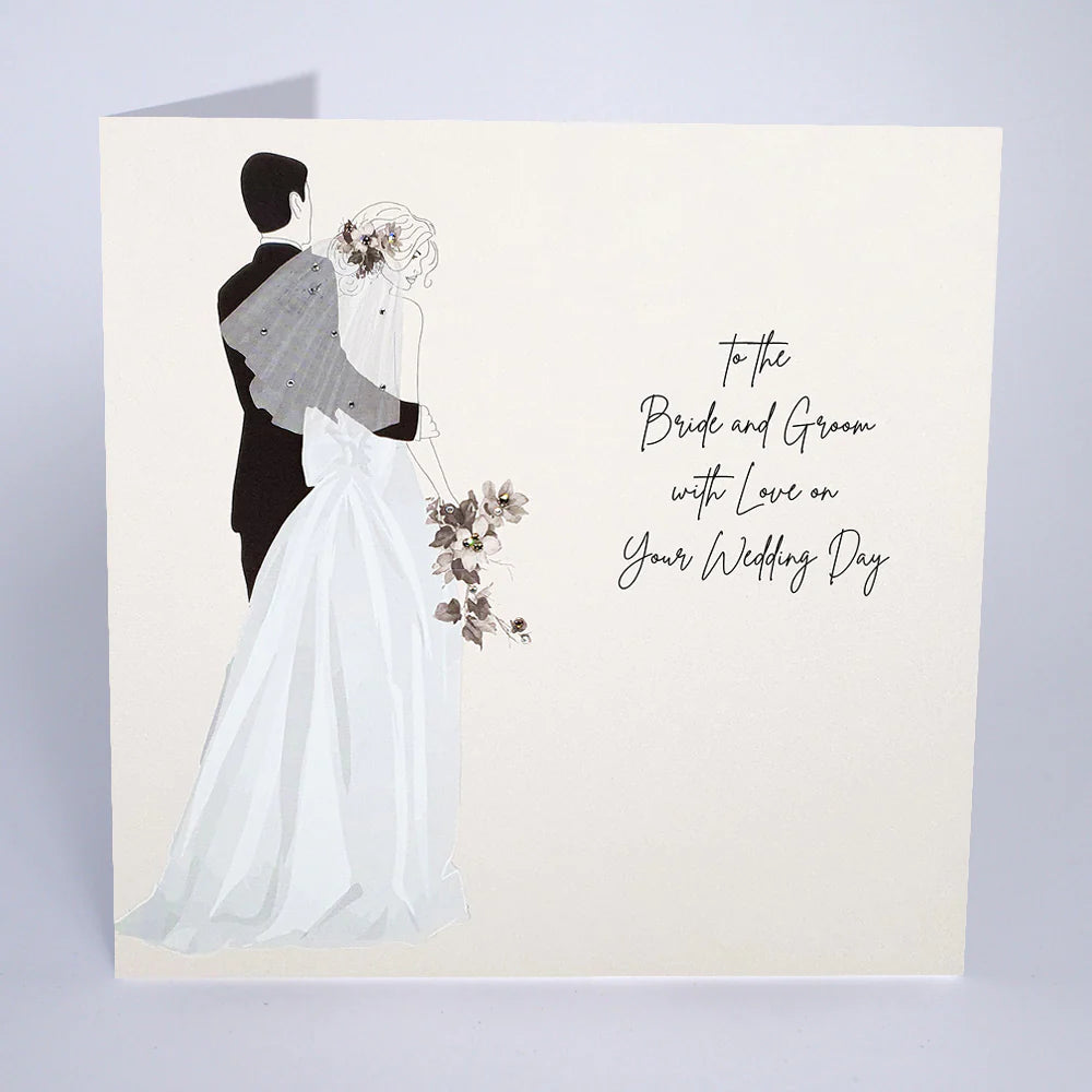 Five Dollar Shake LARGE Bride & Groom Wedding Day Card