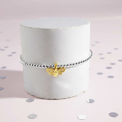 Joma Jewellery Girls - Children's A Little Happy Bee-Day Bracelet