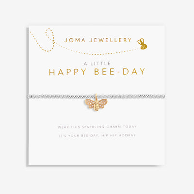 Joma Jewellery Girls - Children's A Little Happy Bee-Day Bracelet