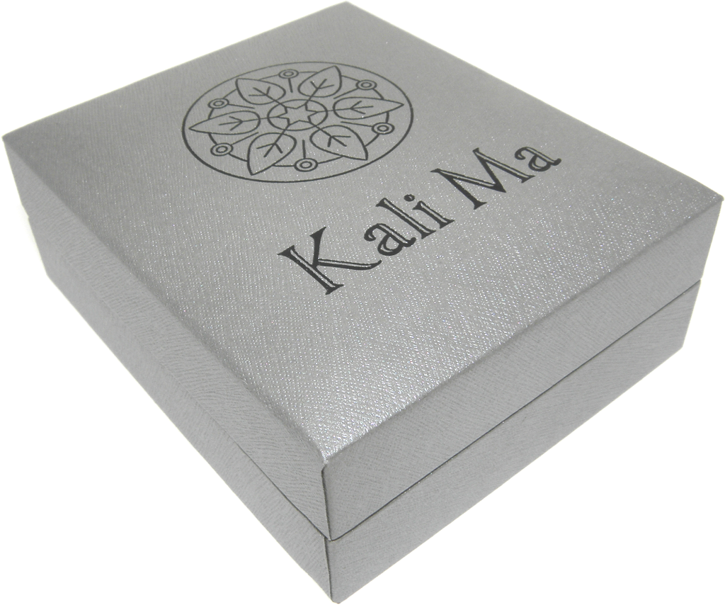 Kali Ma Shaped Elongated Heart Pendant - Sterling 925 Silver