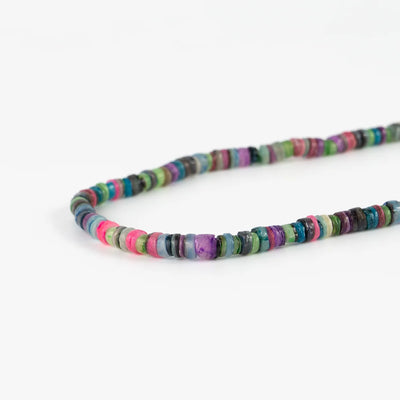 Pineapple Island Multicoloured Beaded Cord Necklace