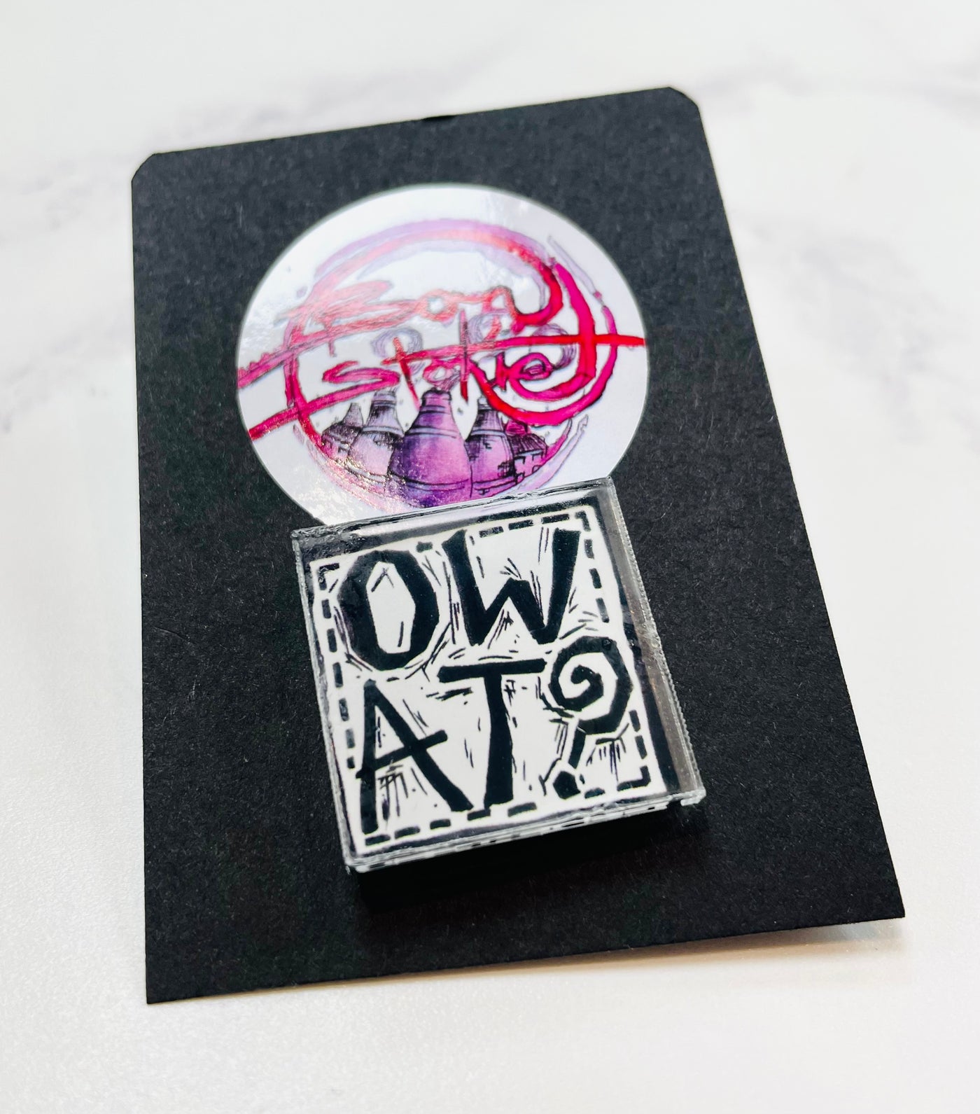 Born Stokie Tiny Pin Badge - Ow At