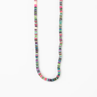 Pineapple Island Multicoloured Beaded Cord Necklace