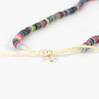 Pineapple Island Multicoloured Beaded Cord Necklace