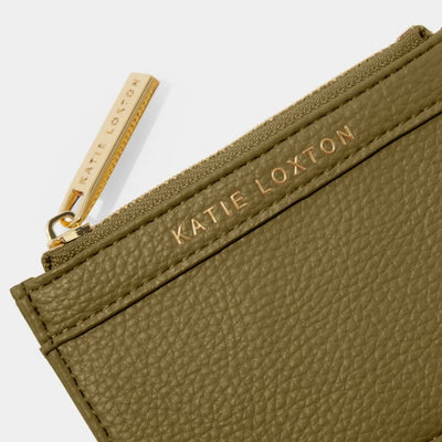 Katie Loxton Cleo Mini Coin Purse & Card Holder - Warm Khaki