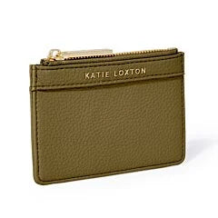 Katie Loxton Cleo Mini Coin Purse & Card Holder - Warm Khaki