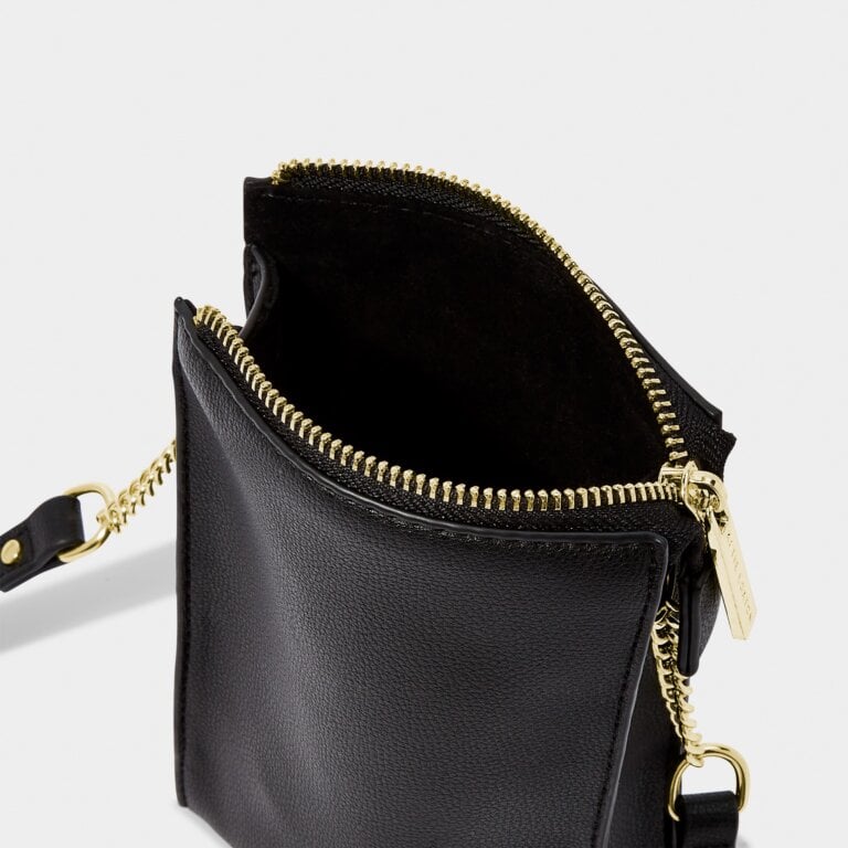 Katie Loxton Zana Mini Slim Phone Crossbody Bag - Black