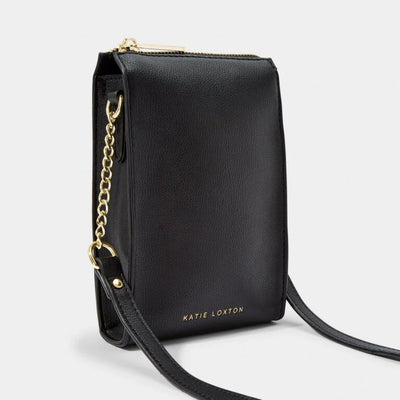 Katie Loxton Zana Mini Slim Phone Crossbody Bag - Black