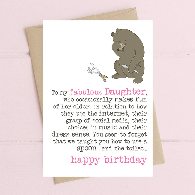 Dandelion Stationery - Daughter Birthday Card