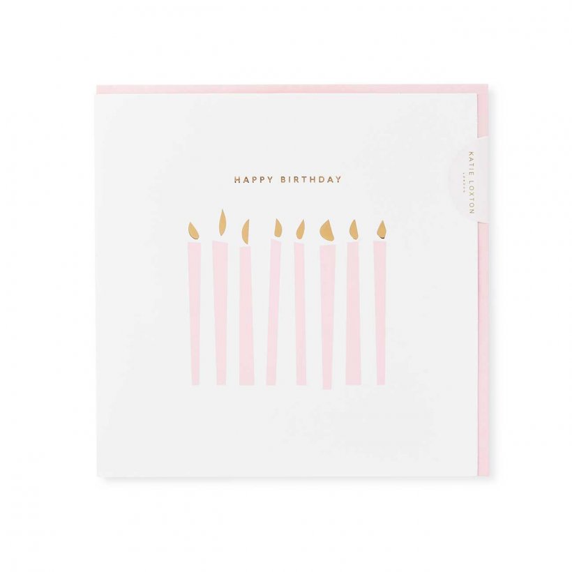 Katie Loxton Happy Birthday Candles Greeting Card