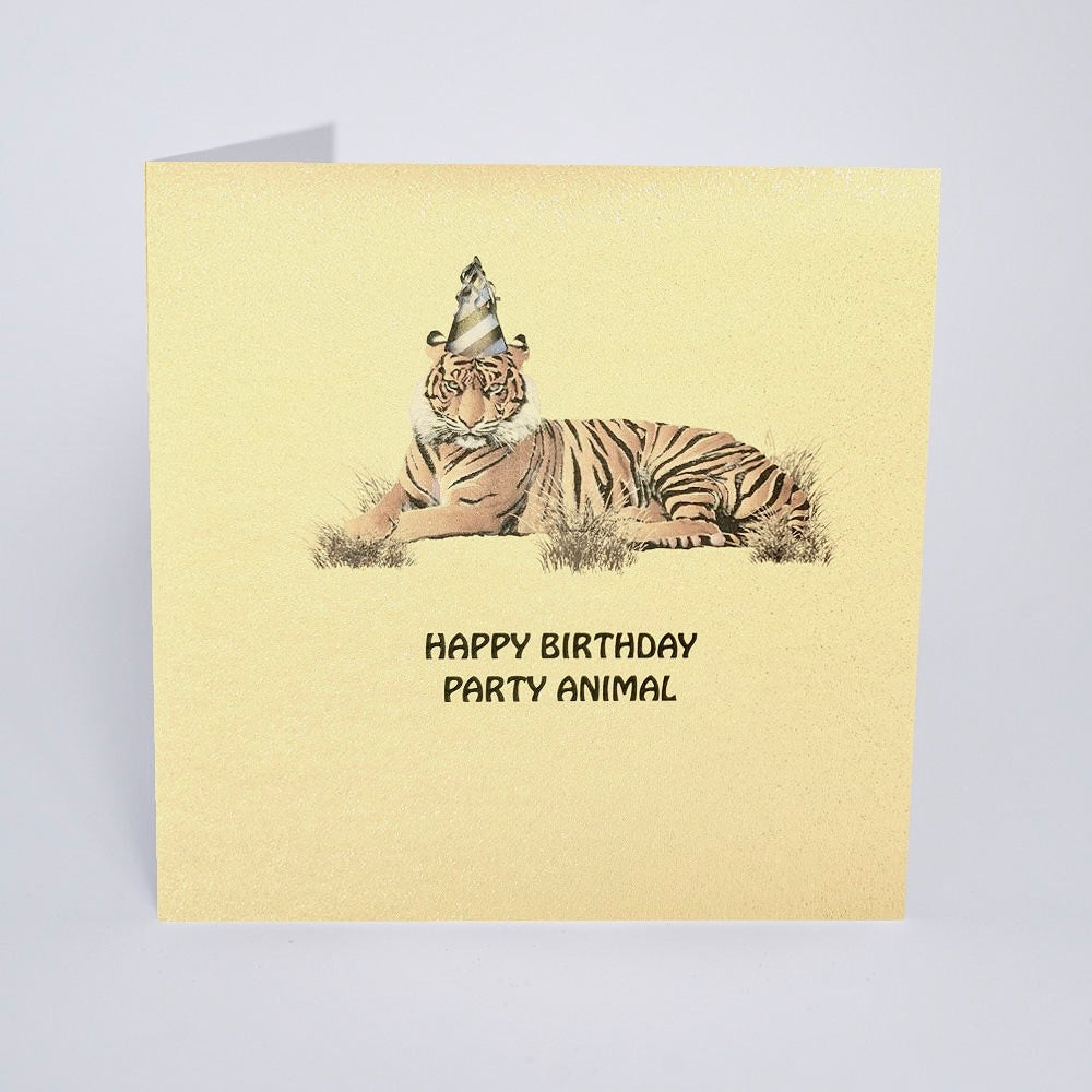 Five Dollar Shake Happy Birthday Party Animal Card