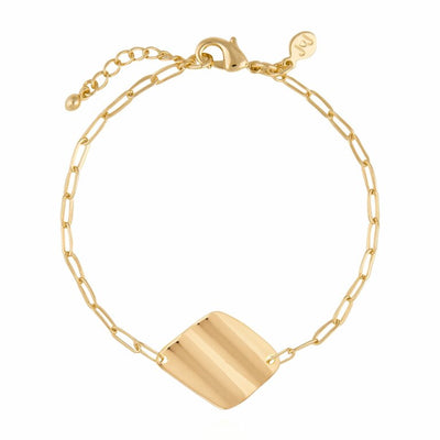 Joma Jewellery Amara Gold Ripple Bracelet