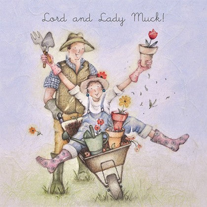 Berni Parker Blank Card - Lord & Lady Muck