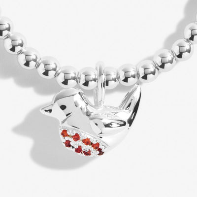 Joma Jewellery A Little 'Robins Appear When Loved Ones Are Near' Silver Bracelet