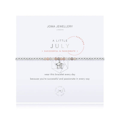 Joma Jewellery A little Birthstone July Sunstone Bracelet