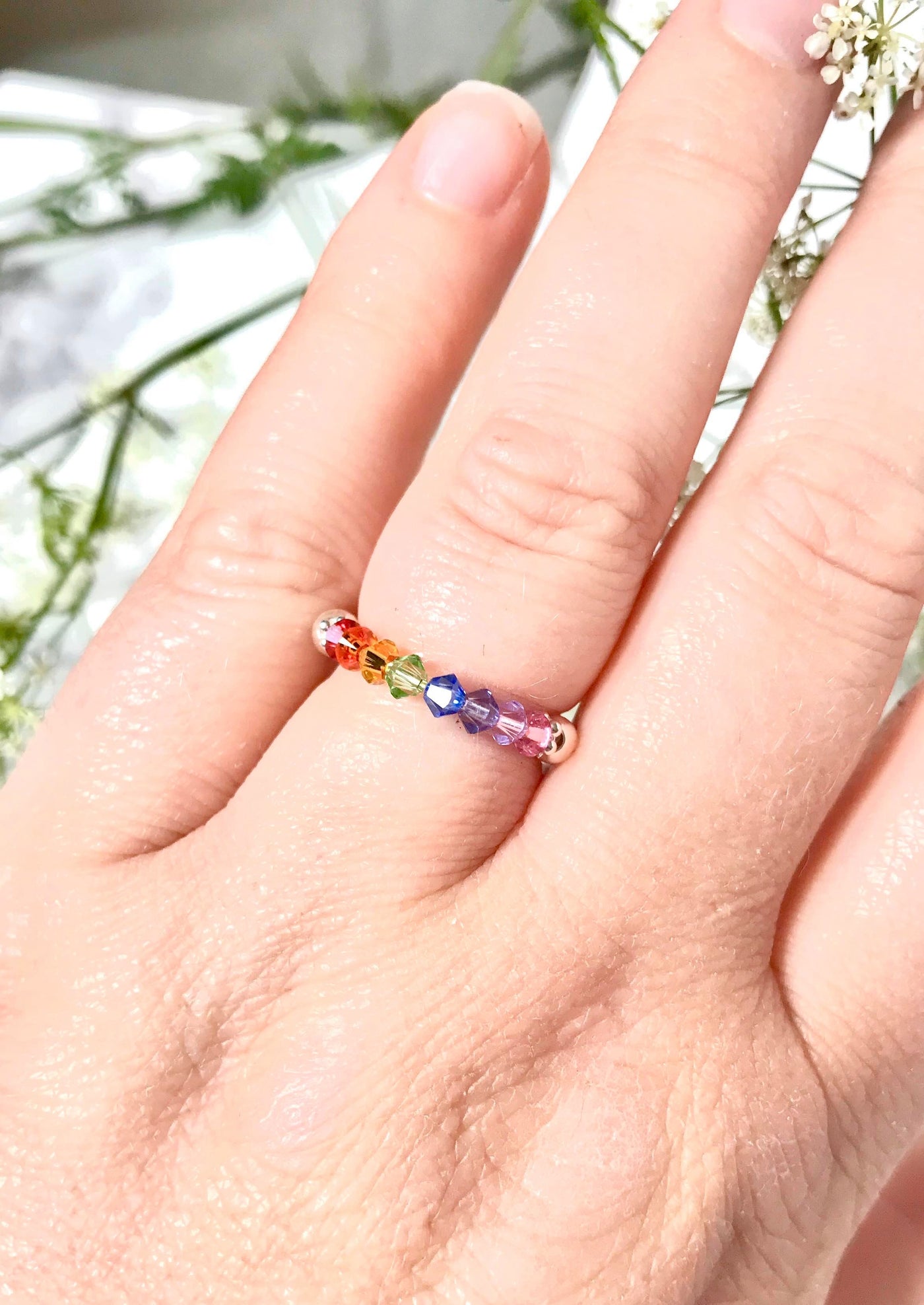 Jolu Jewellery Hope Rainbow Ring 🌈