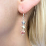 Carrie Elspeth Seren Stars Trio Drop Earrings - Mixed Metals