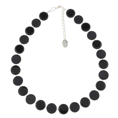 Carrie Elspeth Noir Discs Full Beaded Necklace - Black
