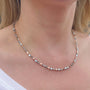 Carrie Elspeth Cariad Hearts Full Beaded Necklace - Mixed Metals