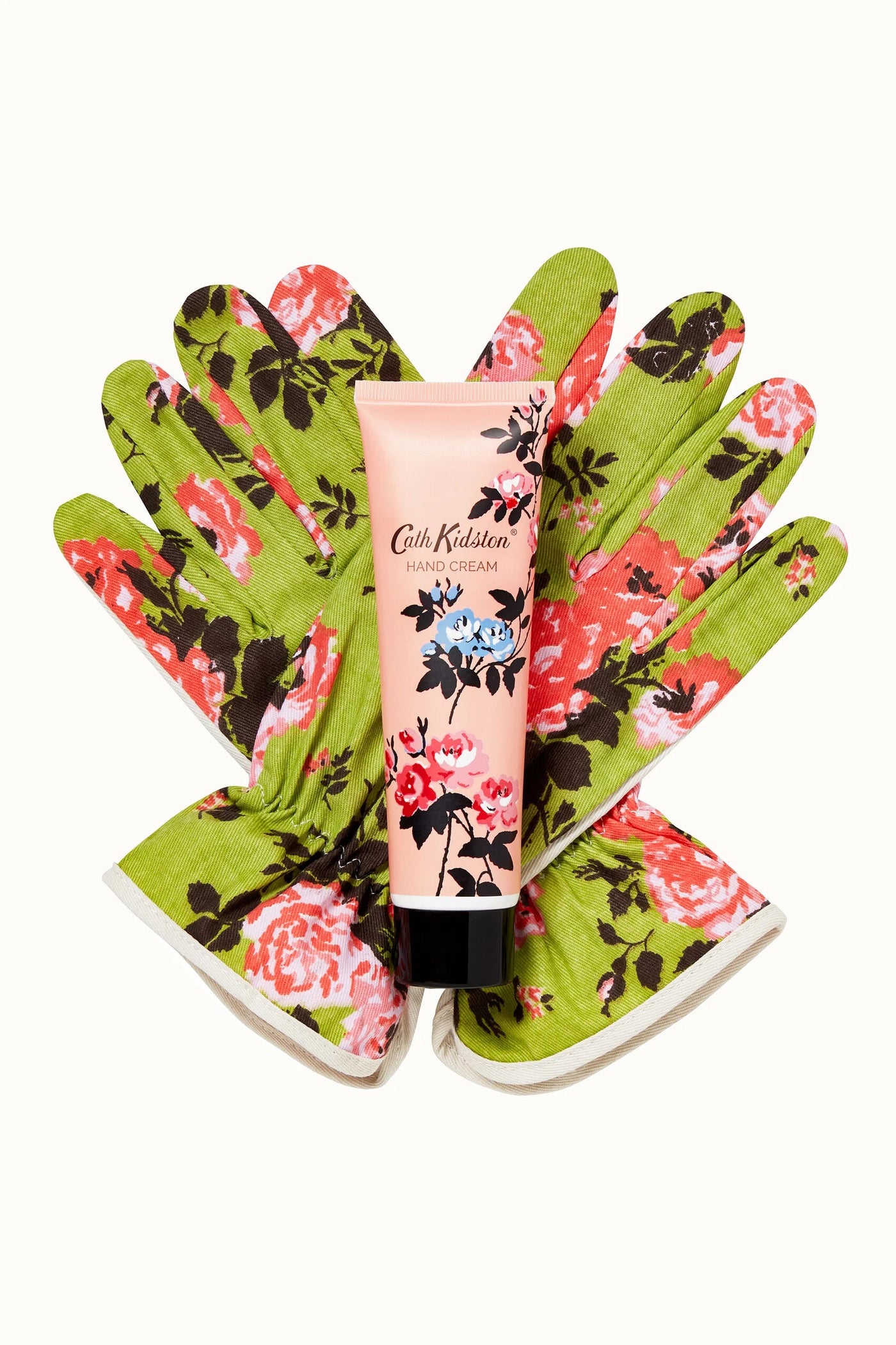 Cath Kidston The Garden Path Gardening Gloves & Hand Cream Gift Set