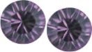 Byzantium 6mm Austrian Crystal Studs - Chaton -Tanzanite