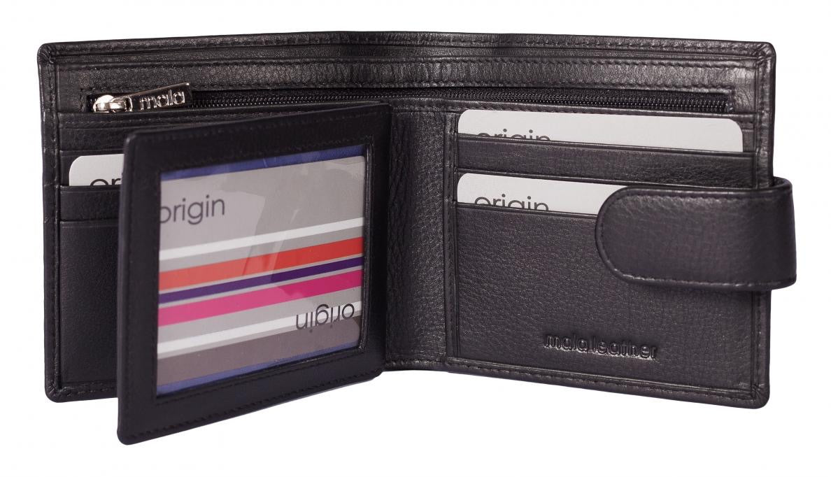 Mala Leather Origin Tab Wallet with RFID Protection (186 5) - Black