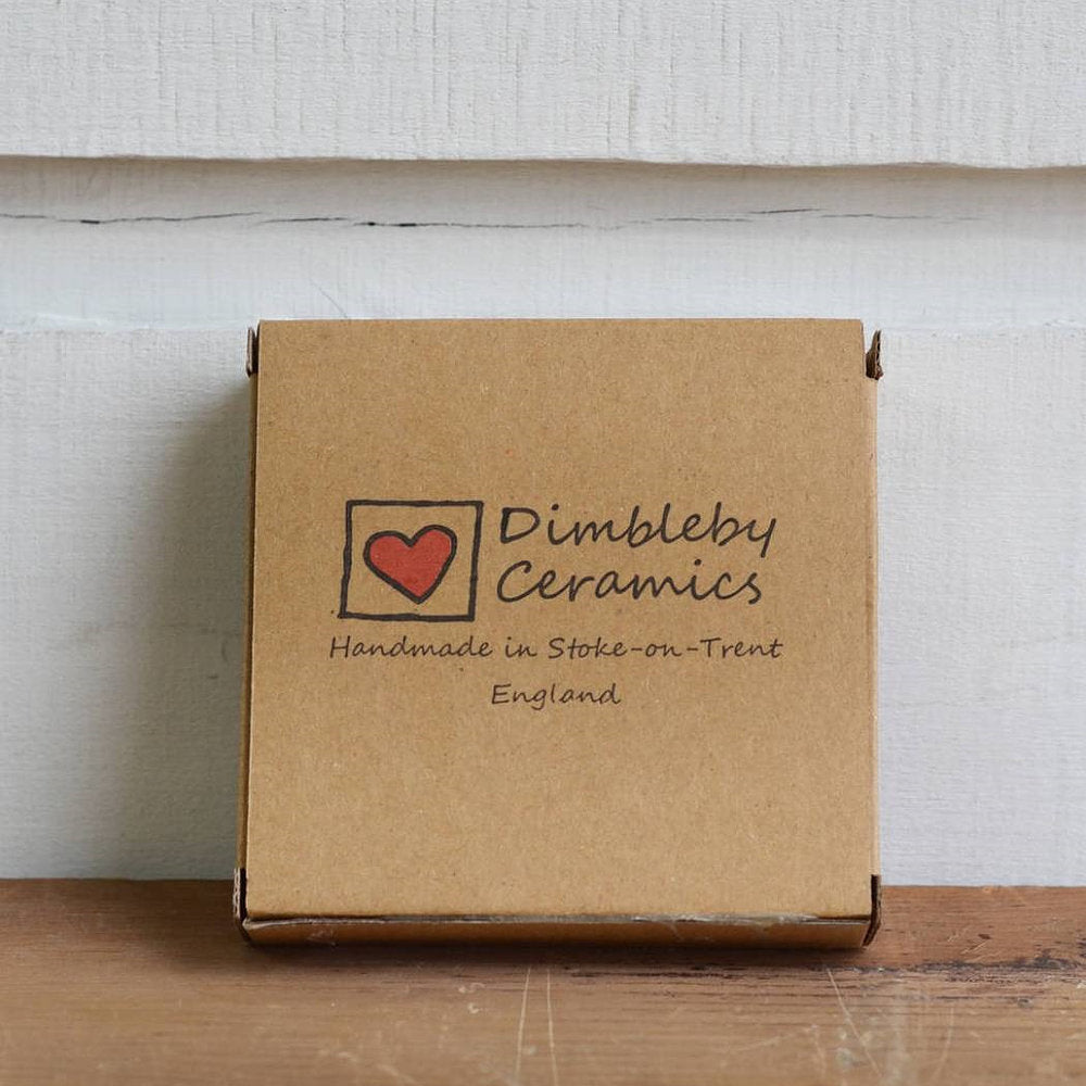 Dimbleby Ceramics Dog LARGE Hanging Heart - Labradoodle/Cockerpoo