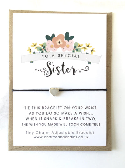 Special Sister Wish Bracelet
