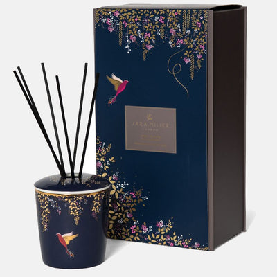 Sara Miller Luxury Ceramic Boxed Reed Diffuser - Amber, Orchid & Lotus Blossom