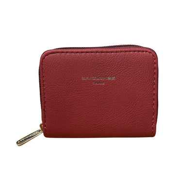 David Jones Small Zip Round Purse - Bordeaux