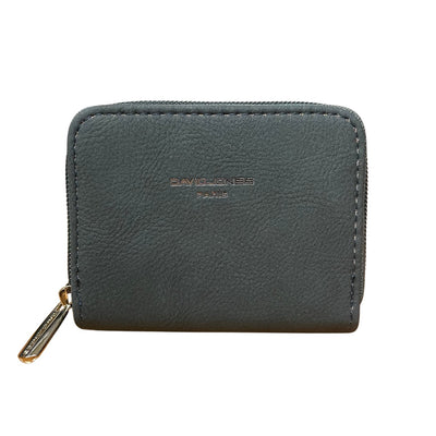 David Jones Small Zip Round Purse - Dark Green