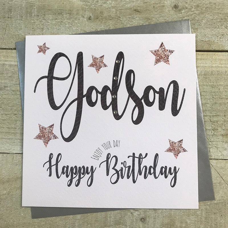 Godson Enjoy Your Birthday Stars Card