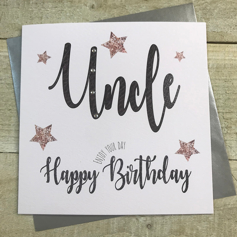 Uncle Birthday Stars Card