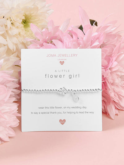 Joma Jewellery Girls A little Flower Girl Bracelet